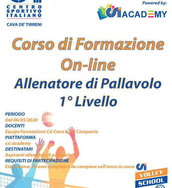 Corso formazione Allenatore di Pallavolo