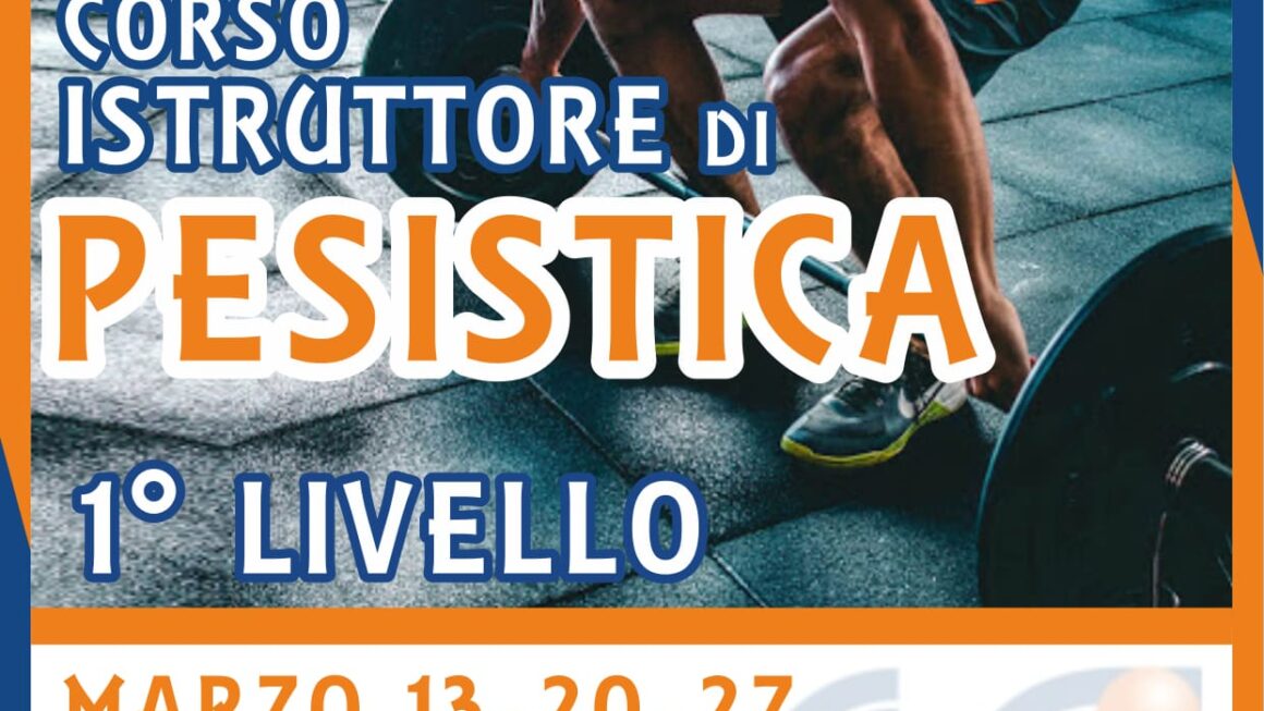 ISTRUTTORE DI FITNESS 1° LIVELLO (INDIRIZZO PESISTICA)